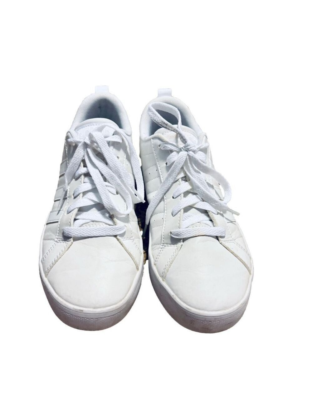 Adidas White Neo VS Pace Sneakers Size 7.5 - Picture 3 of 9